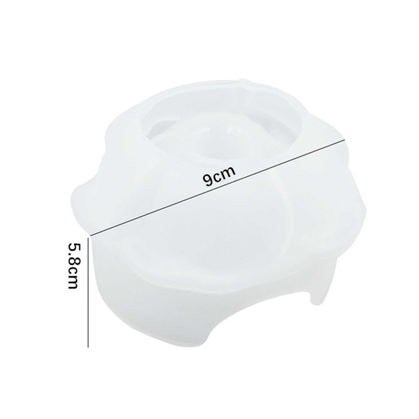 DIY Crystal Drop Glue Epoxy Resin Rose Rings Holder Storage Silicone Mold Tool s