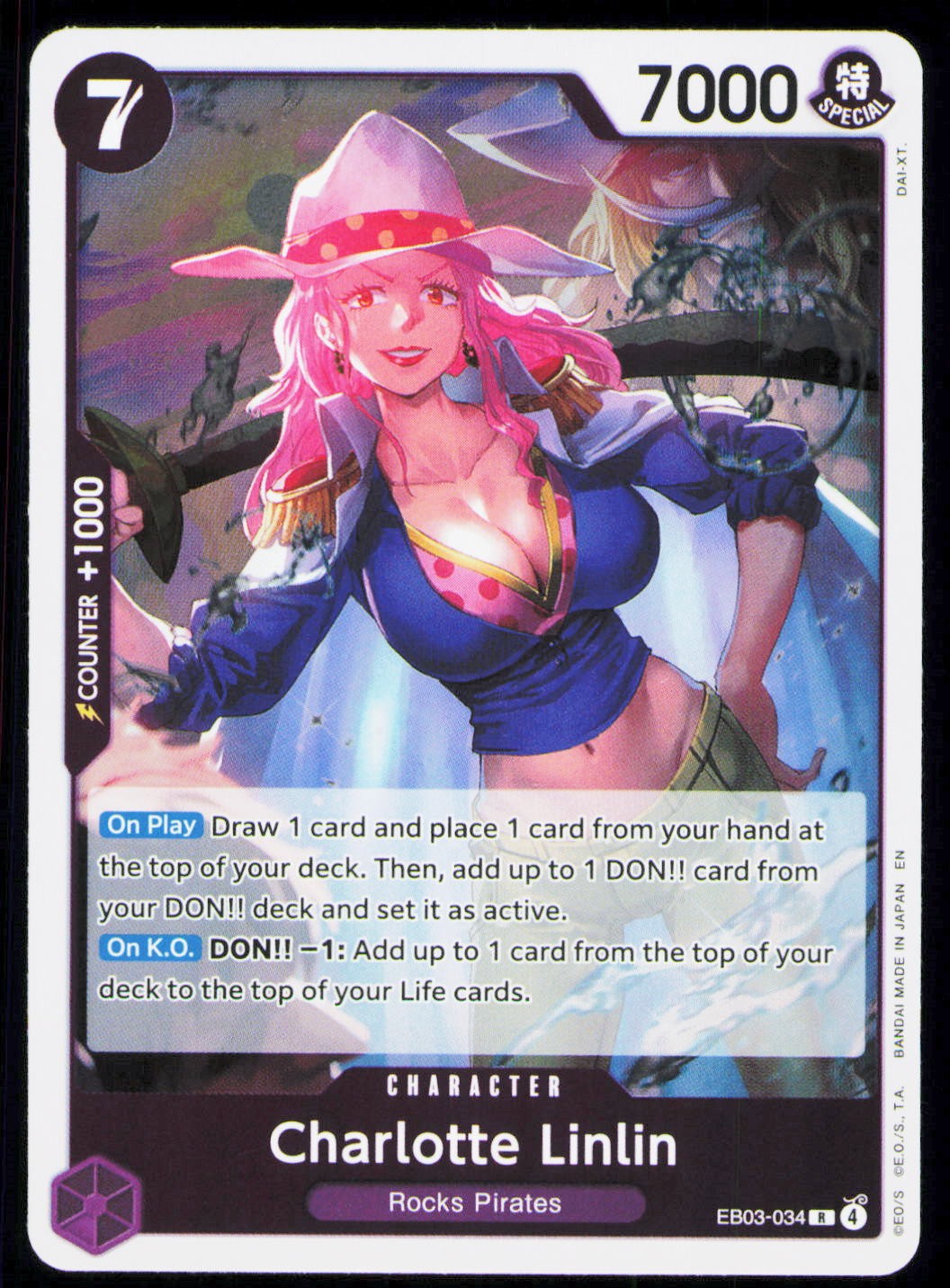 Extra Booster: One Piece Heroines Edition #EB03-034 Charlotte Linlin