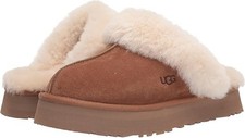 UGG DISQUETTE Women's Suede Slippers - Chestnut - Size US 10 - NIB