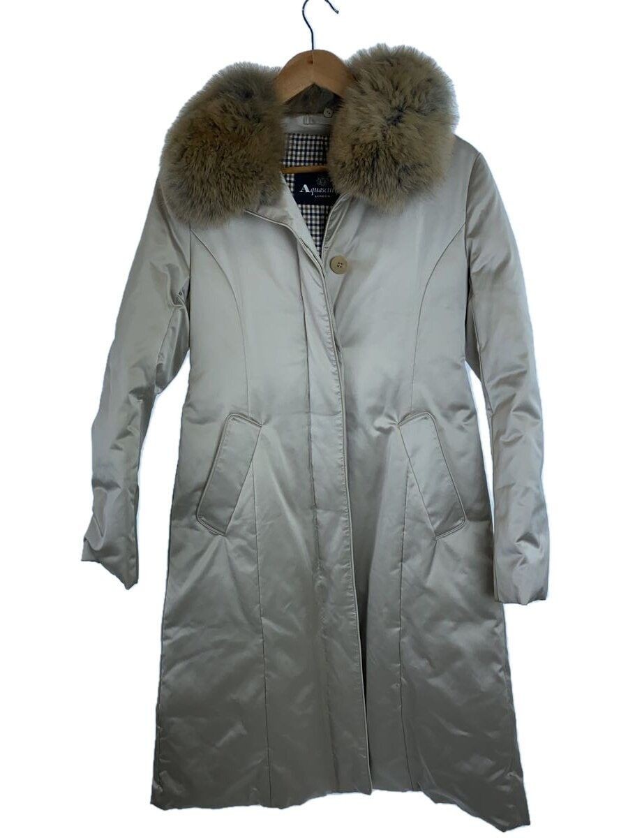 ALTRA Aquascutum Altro Cappotto Poliestere Beige Tinta Unita
