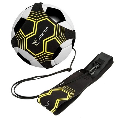 Surpop Soccer/Volleyball/Rugby Trainer, Football Kick Throw Solo 6'', black