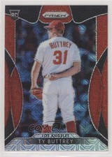 2019 Panini Prizm Tier III Red Mojo Prizm 201/299 Ty Buttrey #270 sh7