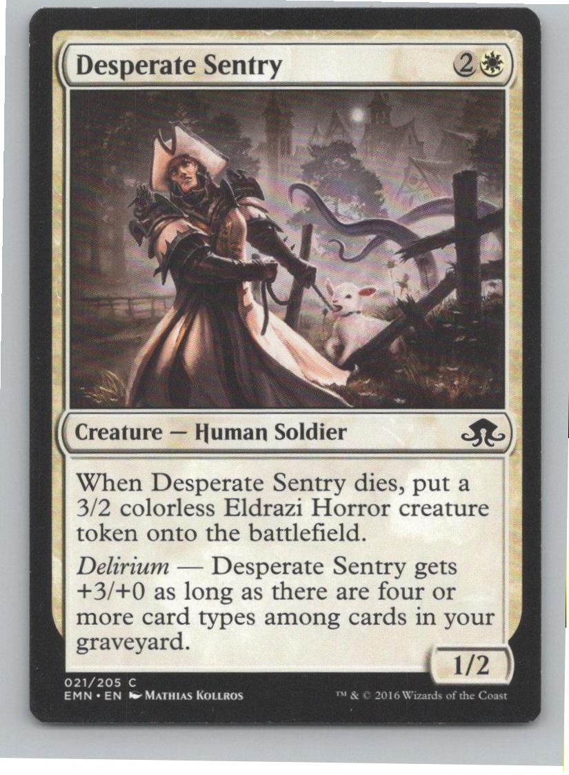 Eldritch Moon #21 Desperate Sentry