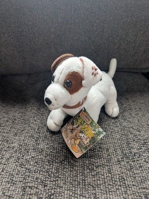 VTG Wishbone Plush Laying Puppy Dog PBS Series Jack Russell Terrier 99' 
