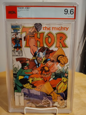 #ad #ad THOR # 367 PSA 9.6 WHITE PAGES STORY COVER amp; ARTWORK BY WALTER SIMONSON $44.99