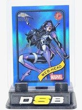 2025 Topps Chrome Marvel Comics Web-Head #32 1st Blue Refractor /299