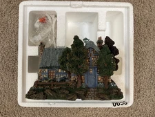 Hawthorne Village Seaside Bait & Tackle Shop Kinkade Seaside Village COA Fr Ship