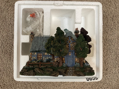 Hawthorne Village Seaside Bait & Tackle Shop Kinkade Seaside Village COA Fr Ship