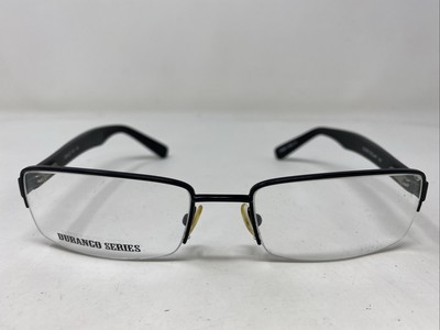 Durango Series EMILIO #3 57-19-145 Black Metal Half Rim Eyeglasses Frame XY04