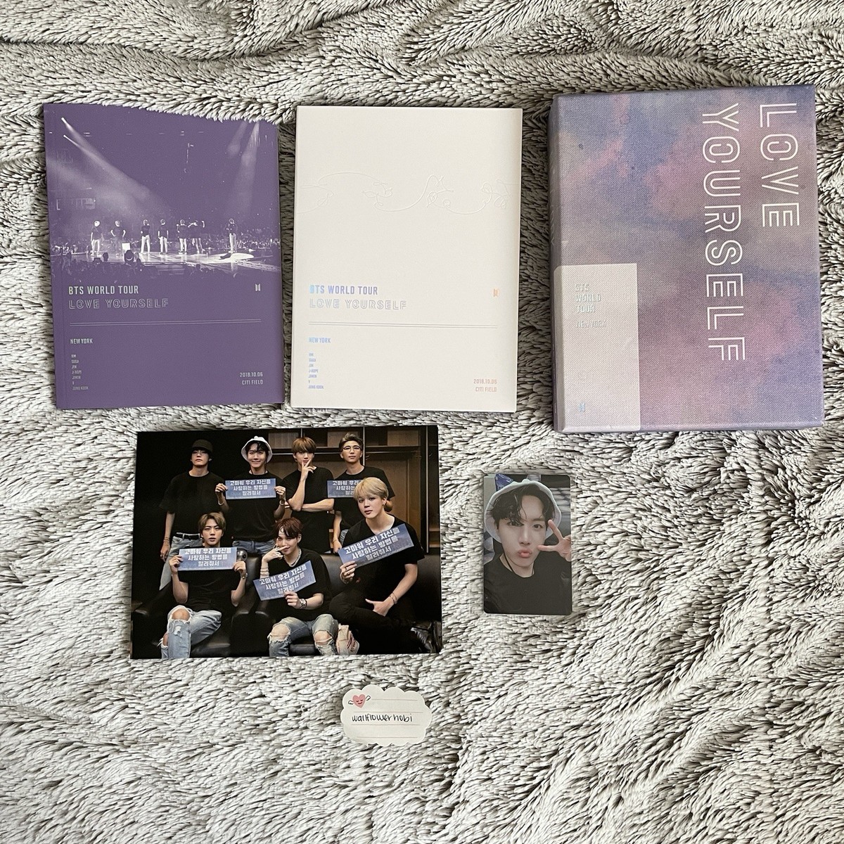 ❶ BTS LOVE YOURSELF NEW YORK DVD J-HOPE BTS LOVE YOURSELF NEW YORK TOUR DVD W/ JHOPE PHOTOCARD OFFICIAL
