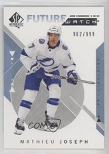 2018-19 SP Authentic Future Watch 962/999 Mathieu Joseph #209 8hk