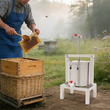 2.6 gal Fruit Wine Cider Press Grapes Crusher Juice Maker Juicer Making