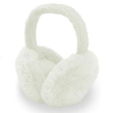 Winter Ear Muffs Women, Faux Fur Winter Girls Fuzzy Earmuffs, Foldable Fluffy...