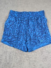 Nike Dri-FIT Youth Girls Shorts Size Medium Blue Standard Fit Active Sports