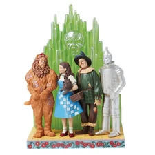 Jim Shore Wizard of Oz Characters With Emerald City Scene Figurine 6015043
