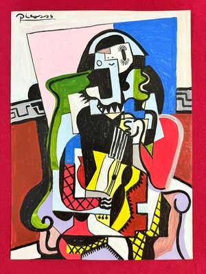 Pablo Picasso Drawings, Antique ''Handmade'' collection vintage