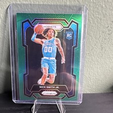 Panini Prizm 2023-24 Nick Smith Jr. Charlotte Hornets RC Green Prizm #135