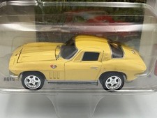 Johnny Lightning 1966 Chevy Corvette, Yellow, 50th Anniversary, 1:64, NIB