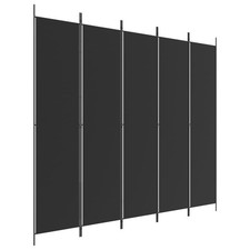 Room Divider Folding Partition Privacy Screen for Home Office Fabric vidaXL