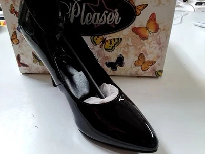 Pleaser Escarpins Femme Noir Vernis Élégants (EU 38) - Photo 1/4