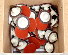 50 new 3M 777F TR Roloc 1" Grit P120 Quick-Change Ceramic Sanding Discs, #80510