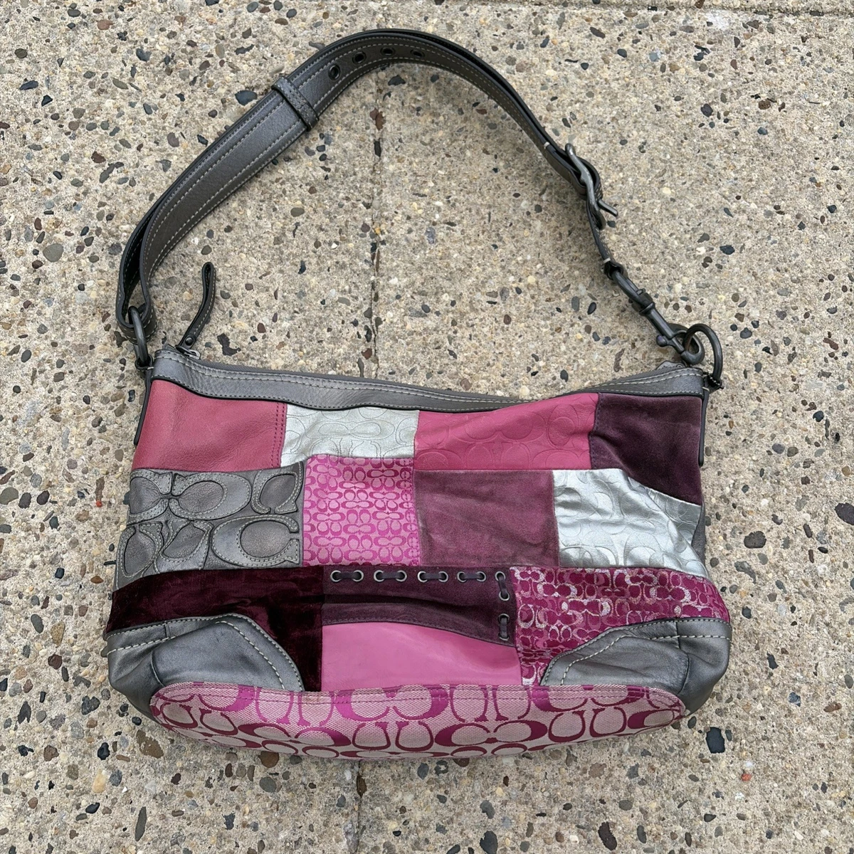 バッグ Coach One Sholder Patchwork Signature Coach Patchwork Shoulder Bag Bags & Handbags for Women for sale | eBay