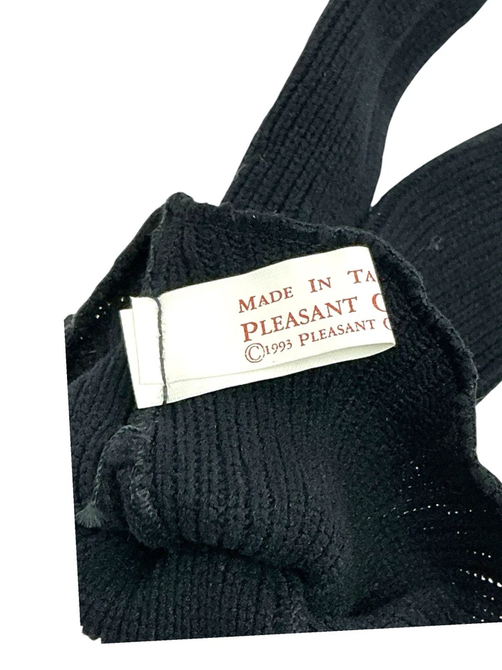 1996 Pleasant Co. American Girl Samantha High Button Shoes & Ribbed Tights w/box - Image 4 of 4