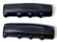 new Schwinn Approved CHUBBY Bicycle GRIPS 1960's BLACK