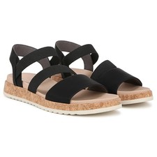 Dr. Scholl's Isle Fun Women's Black Sandals NW/OB 8M