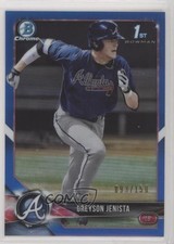 2018 Bowman Draft Chrome Blue Refractor 93/150 Greyson Jenista #BDC-31 fm0