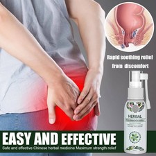 Organic Herbal Nathural Hemorrhoid Spray Inside-Out Anal for Hemorrhoids Relief