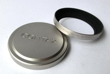 CONTAX G Metal Lens Hood  Cap Titanium 57mm GG-1 GG-2 GG-3 Used