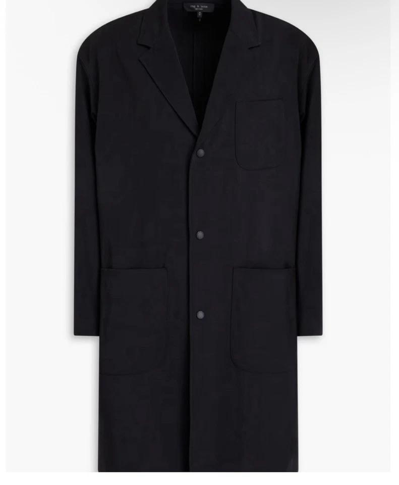 Abrigo de sarga elástica Rag & Bone Evan - L al por menor $995 Foto 2 de 4