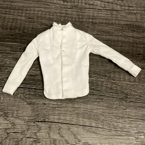 Vintage Ken 787 Tuxedo Shirt  Only - 1961 Tagged Outfit Mattel - MINTY