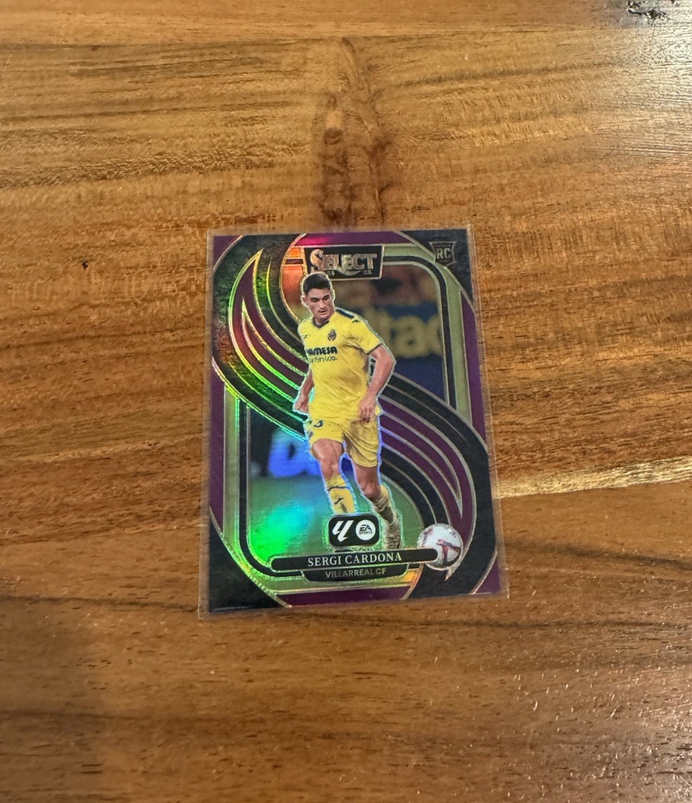 Sergi Cardona 2024-25 Panini Select La Liga Purple Prizm /99