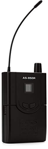 Wireless In Ear Headphones Monitoring Receiver Black 200 Ran