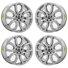 20" Land Rover Range Rover Evoque PVD Bright Chrome Wheels-C Rims Factory OEM...