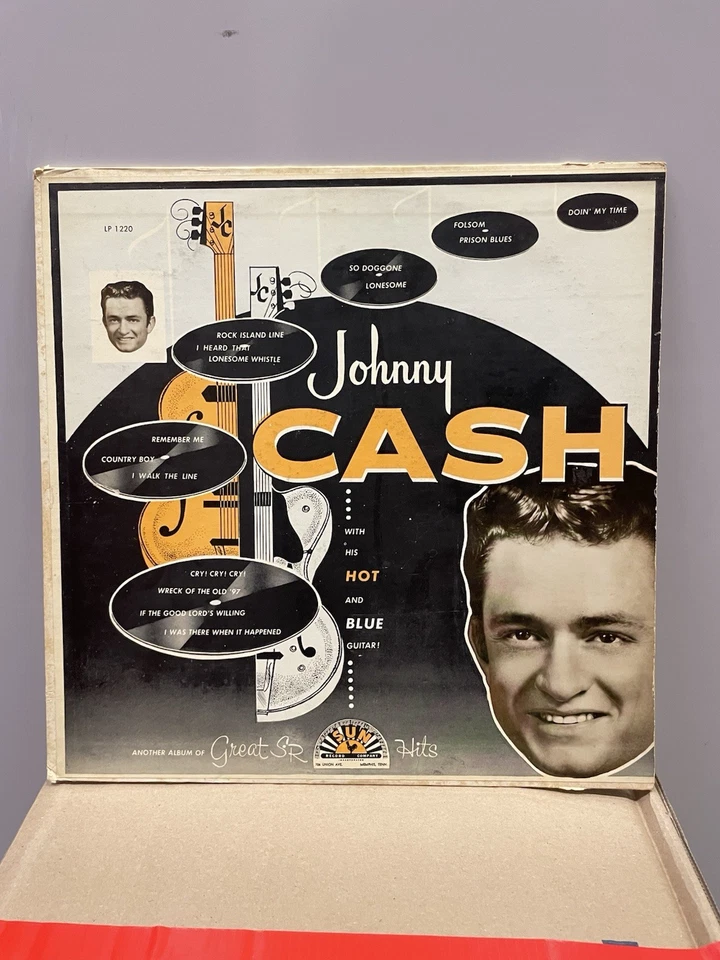 JOHNNY CASH — 2 Sun Original LP Covers and 1 Disc - Image 2 of 4