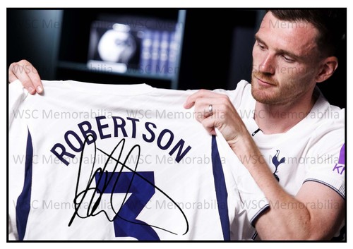 11303. Andrew Robertson Signed Pictures (A4 Prints) Liverpool Spurs Scotland etc