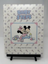 Disney Baby Steps Mickey Minnie Baby Record Memory Book Keepsake Vintage Unused