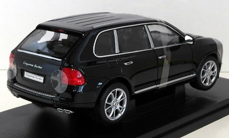 Welly Models 1/18 Scale Diecast 12529W - Porsche Cayenne Turbo - Black - Image 3 of 4