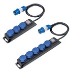 CEE Steckdosenleiste 3fach 5fach Mehrfachsteckdose 1.5m 4.5m Schalter 230V IP44
