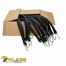 21 In. Heavy Duty EPDM Rubber Tie Down Straps w/ S Hooks