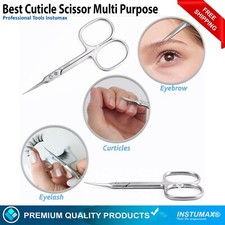 Finger Toe Nail Scissors Curved Manicure Pedicure Cuticle Nail Multi Purpose