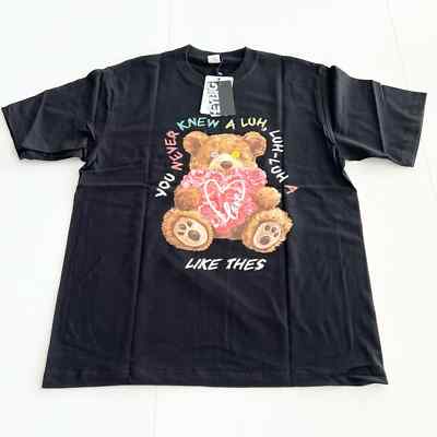 New HEYBIG Graphic Short Sleeve Shirt TH-273 UNISEX SIZE L Teddy