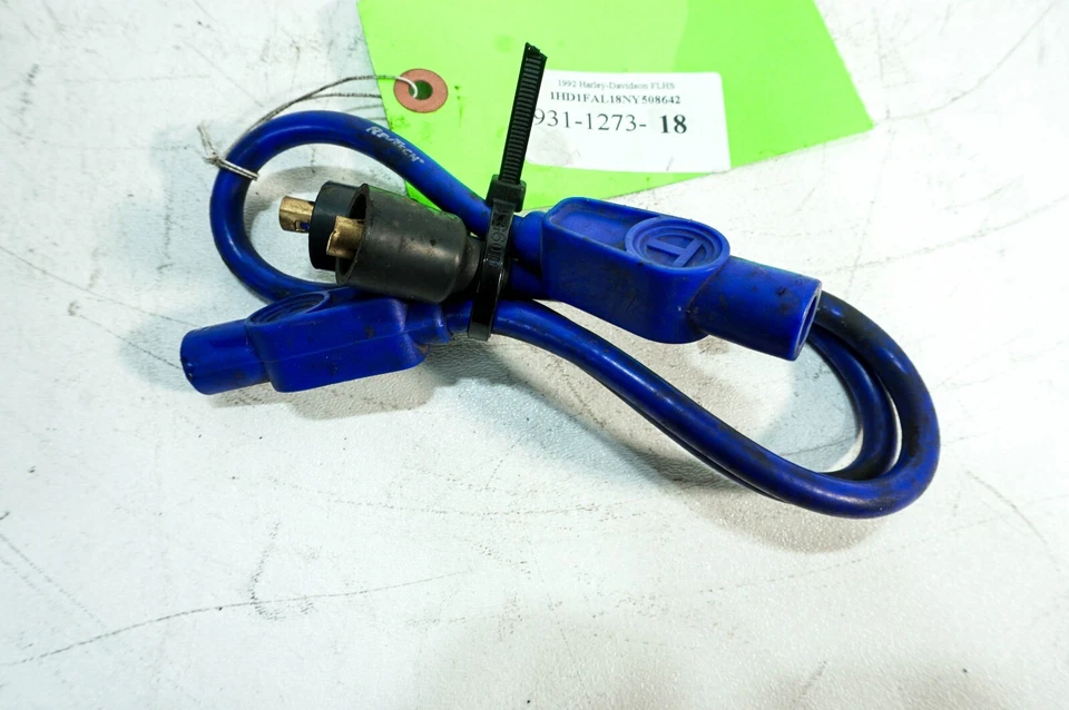 92 Harley Electra Glide Touring OE Wire Wiring Cable Plug In Connector Line 1273 - Image 4 of 4