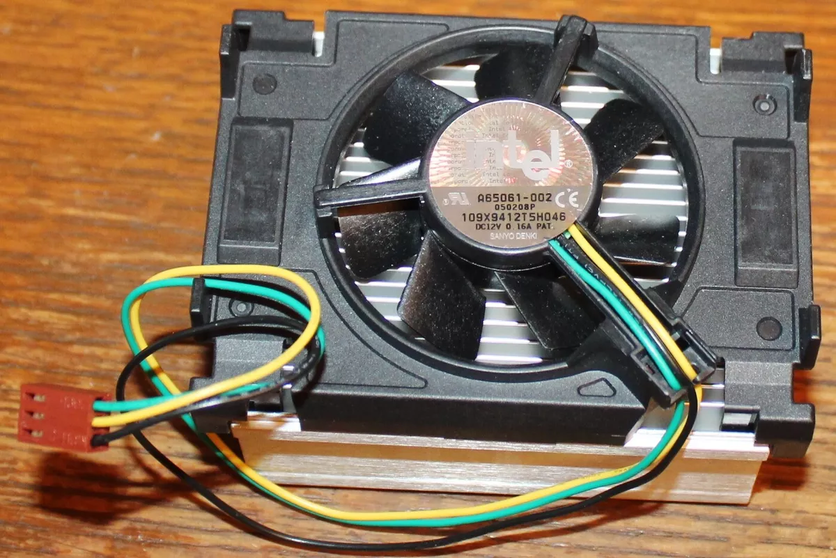 INTEL A65061-002 SOCKET 478 109X9412T5H046 12 VDC 0.16 A CPU FAN 