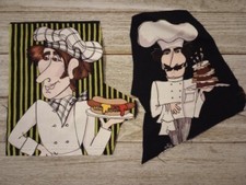 chefs loralie fun fabric 6 inches tall #1018 2pc