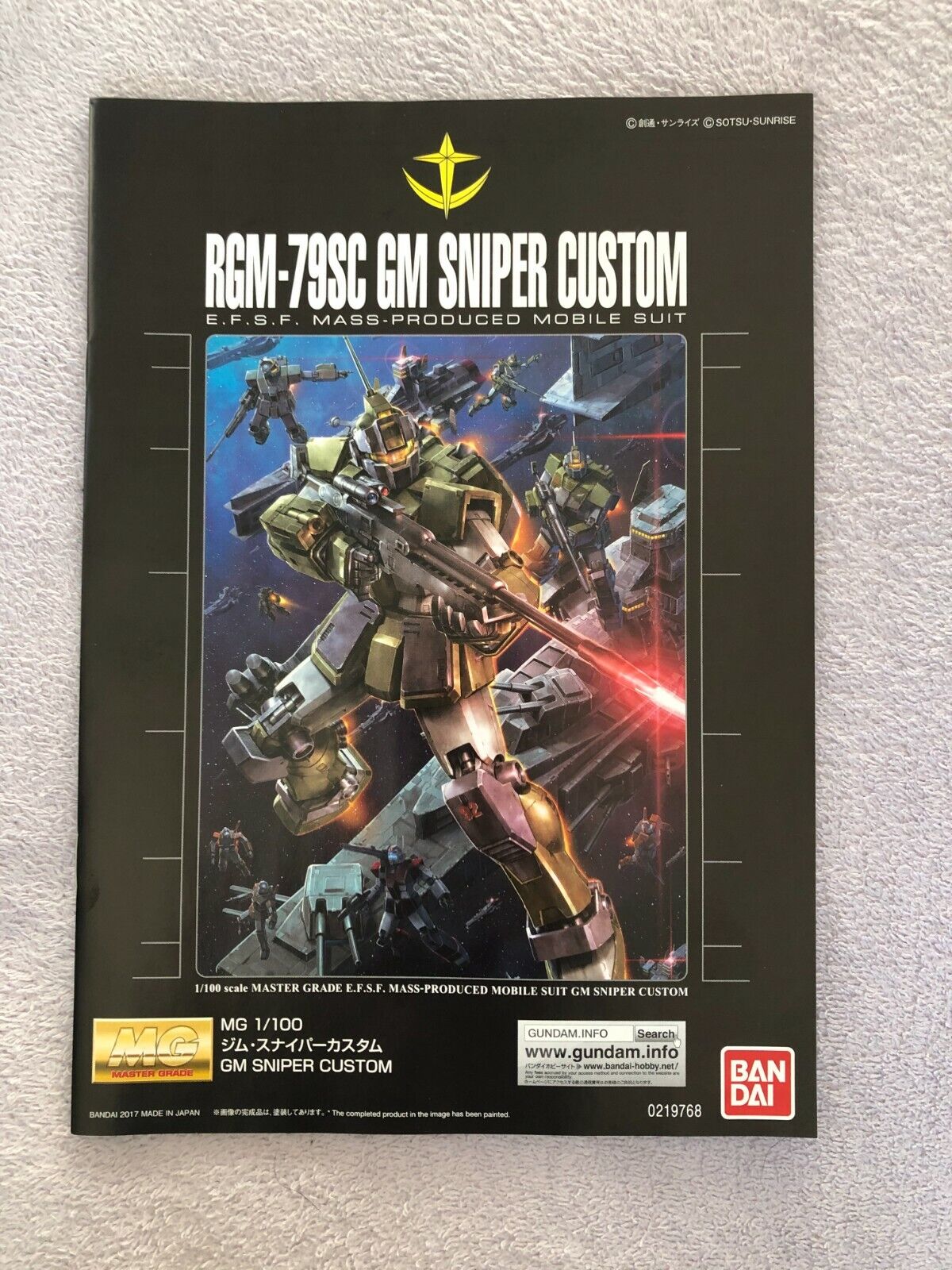 Bandai MG Gundam 1/100 Rgm-79sc GM Sniper Custom 4549660197683 for 