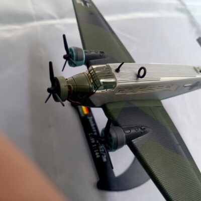 1:144 WWII Junkers Ju 52 Condor Legion Bomber Model Diecast